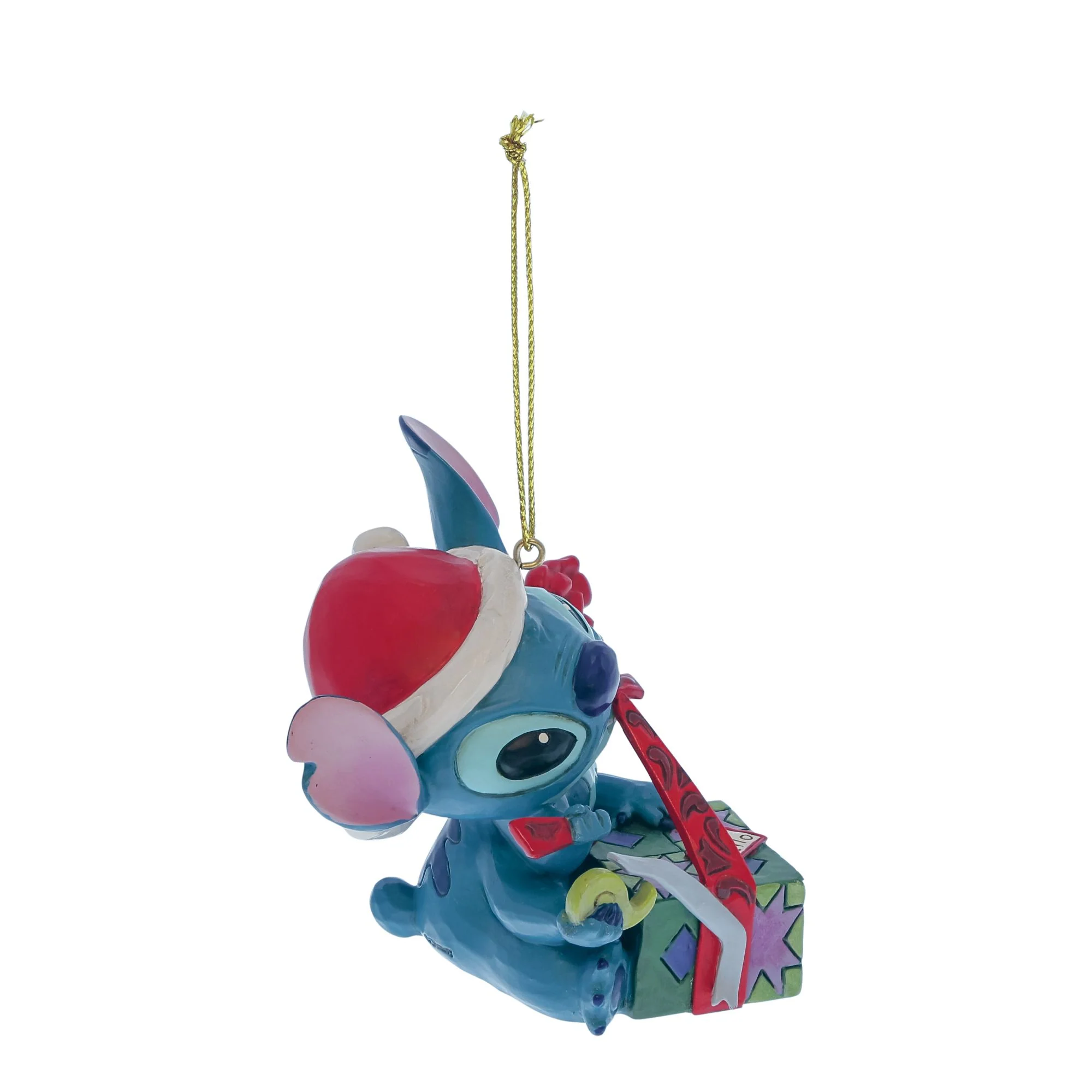 Stitch Unwrapping Christmas Gift Hanging Ornament - Image 3
