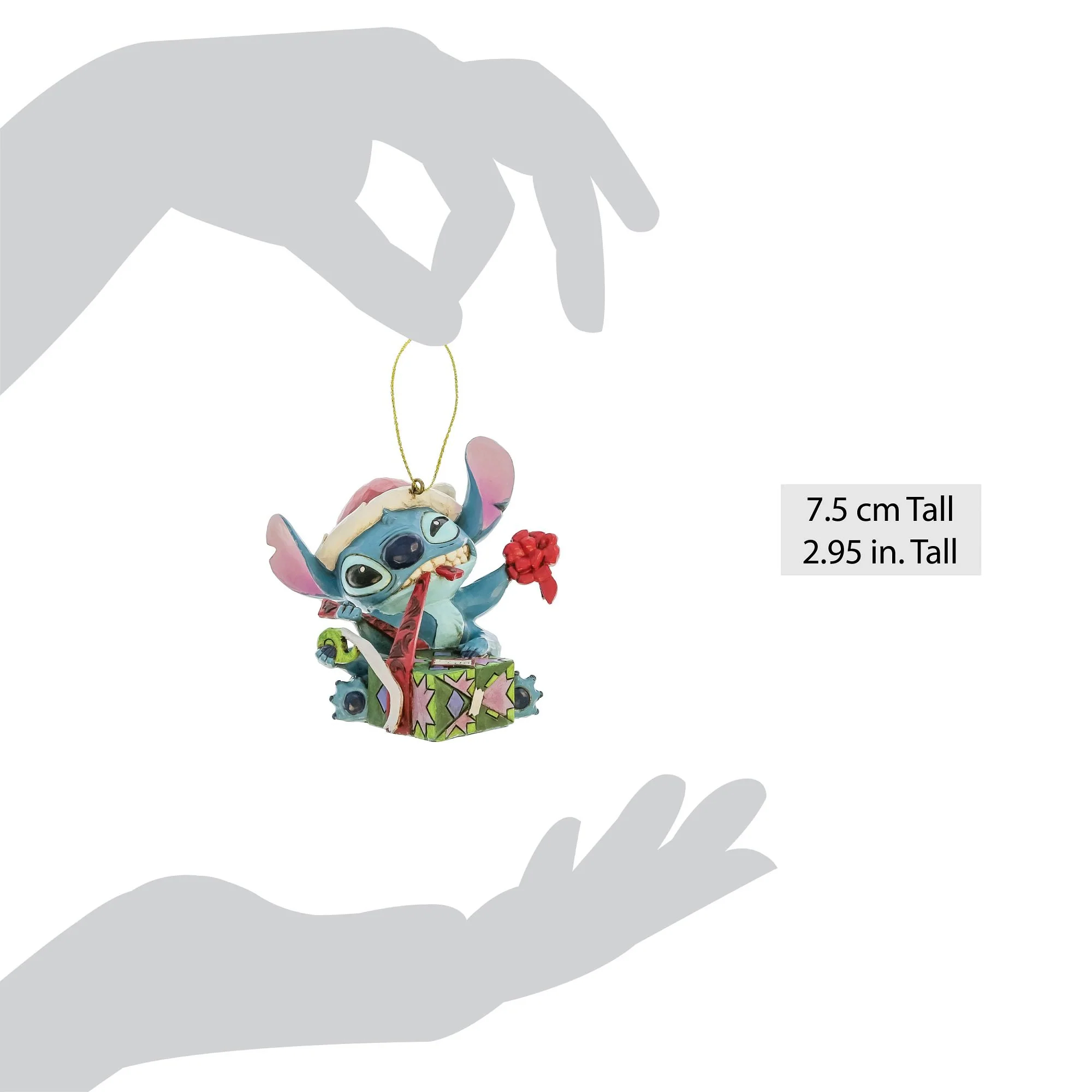 Stitch Unwrapping Christmas Gift Hanging Ornament - Image 5