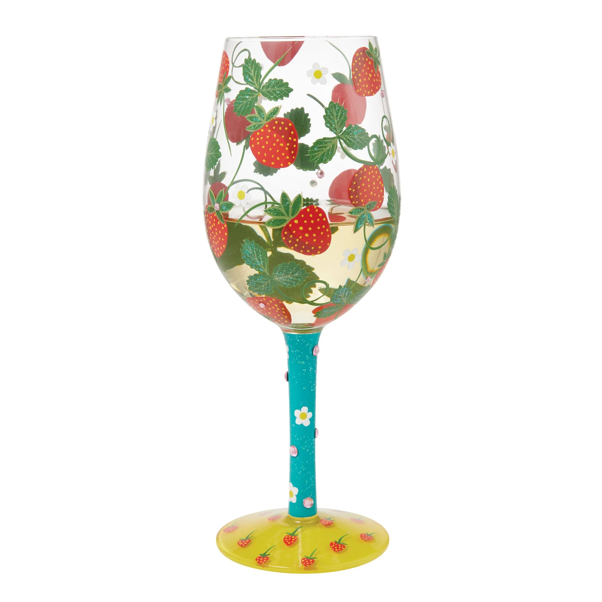 Strawberry Wine Glass by Lolita - Image 3