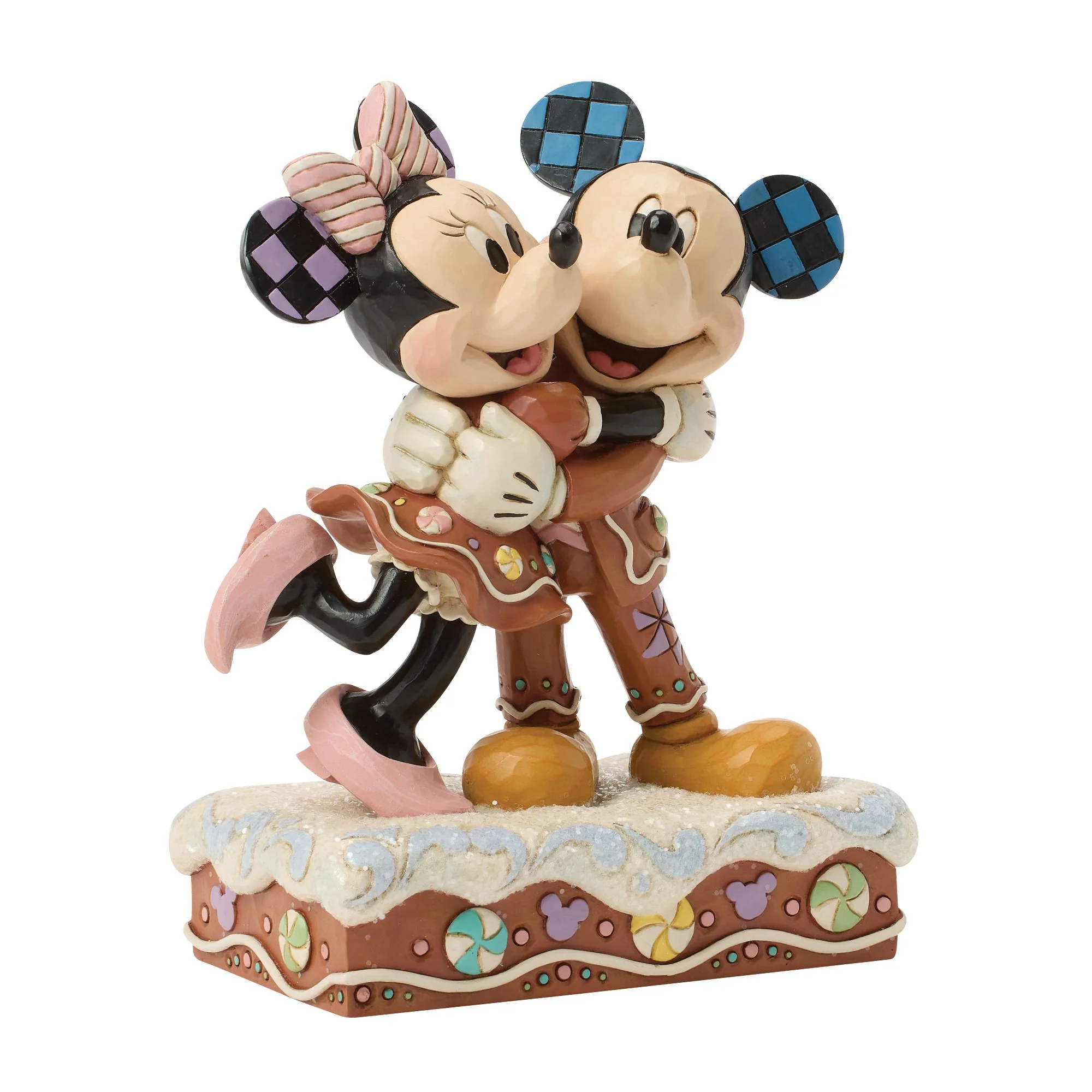 Sugarcoated Sweethearts (Mickey and Minnie Gingerbread  Figurine) - Image 2