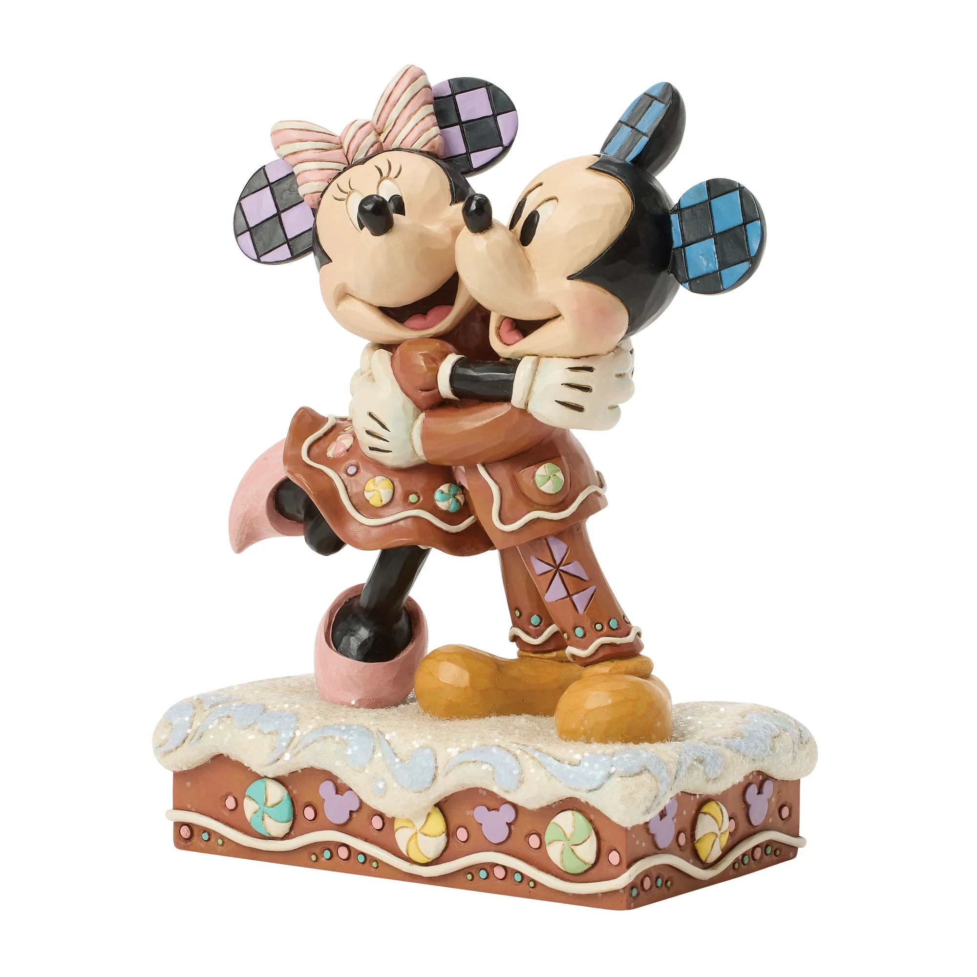 Sugarcoated Sweethearts (Mickey and Minnie Gingerbread  Figurine) - Image 3