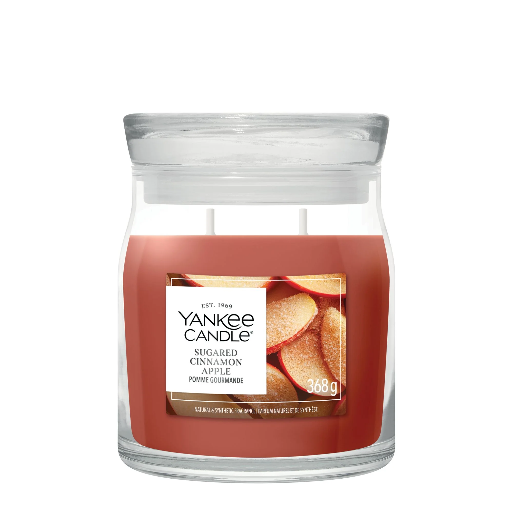 Sugared Cinnamon Apple Signature Medium Jar by Yankee Candle