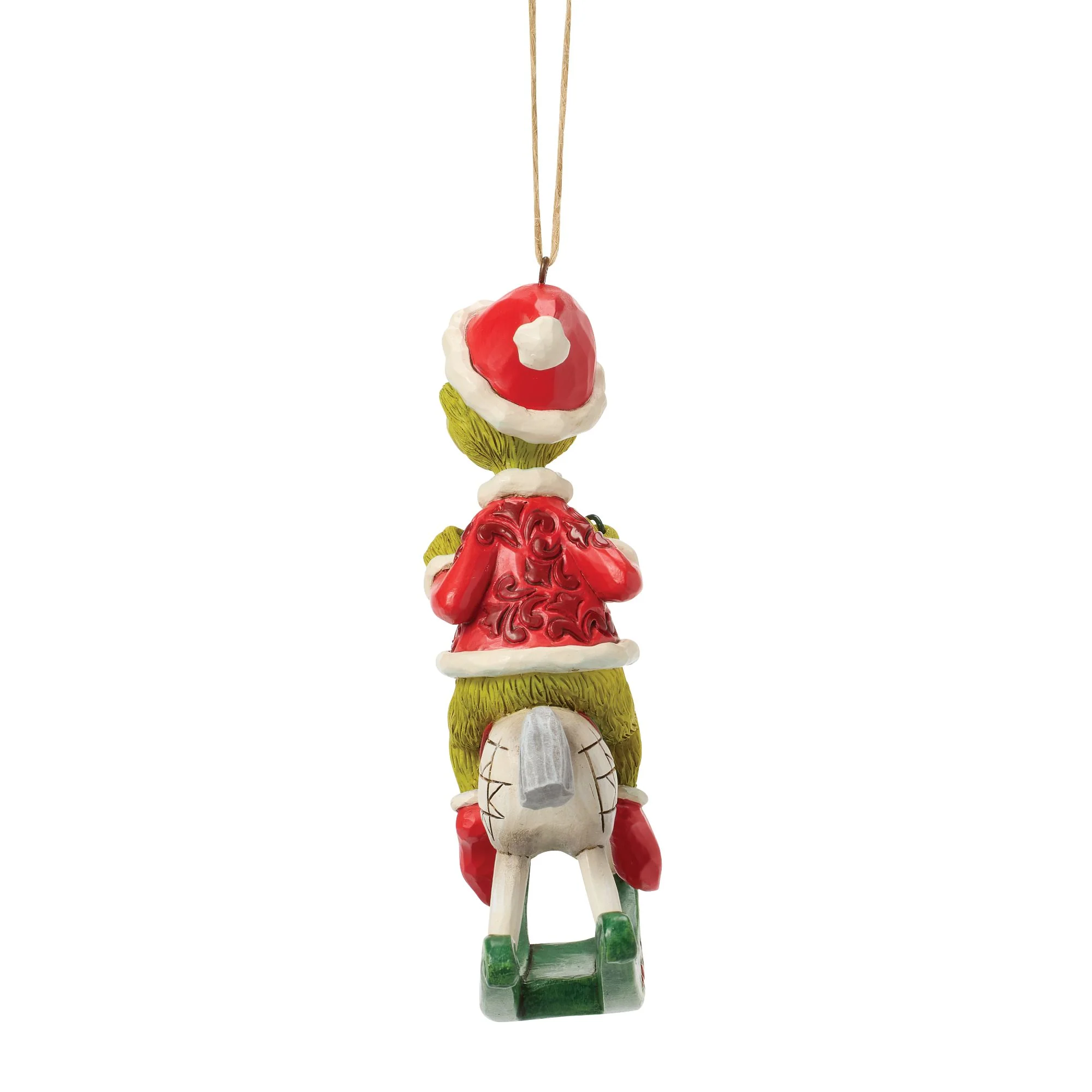 The Grinch on Rocking Horse Hanging Ornament - Image 4