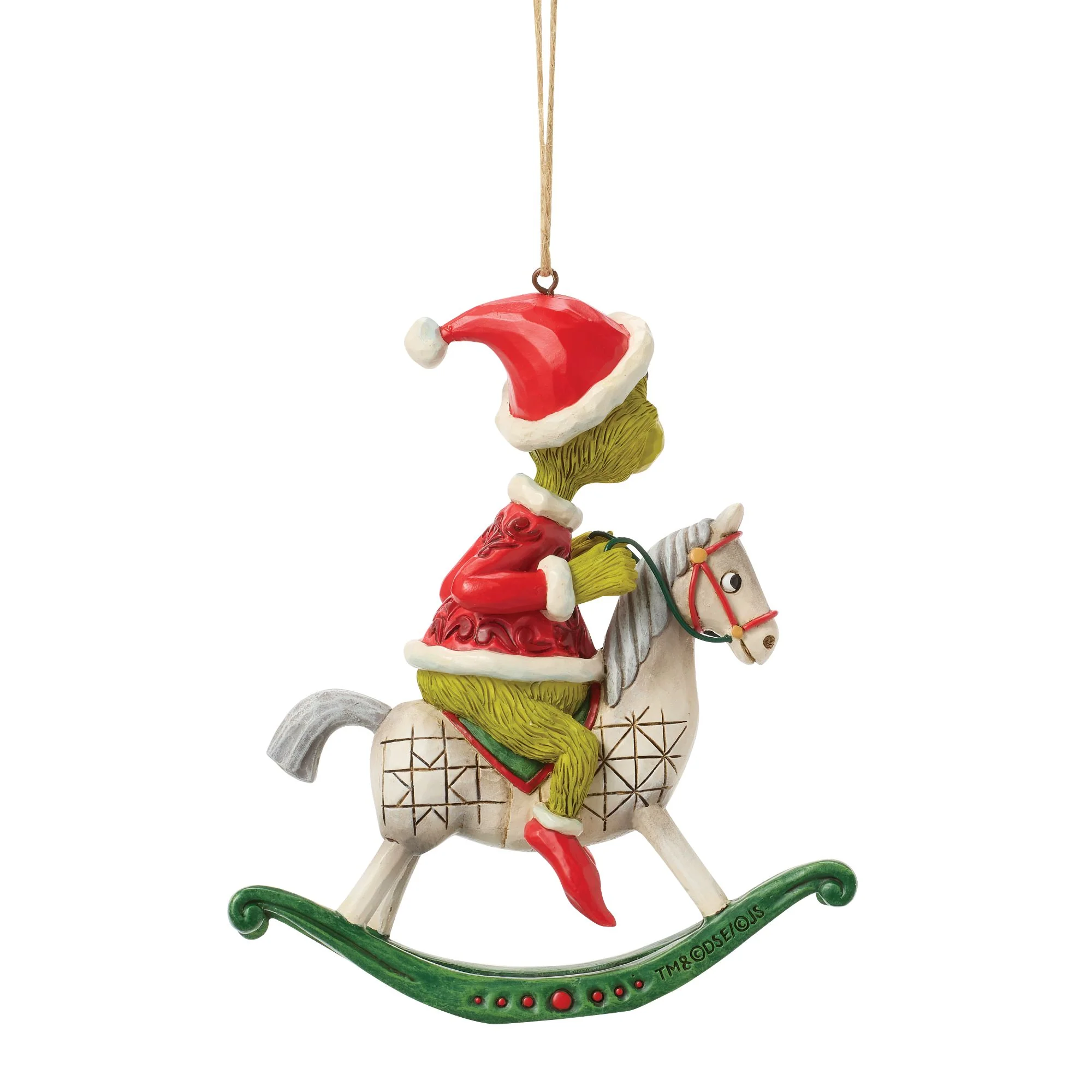 The Grinch on Rocking Horse Hanging Ornament - Image 5