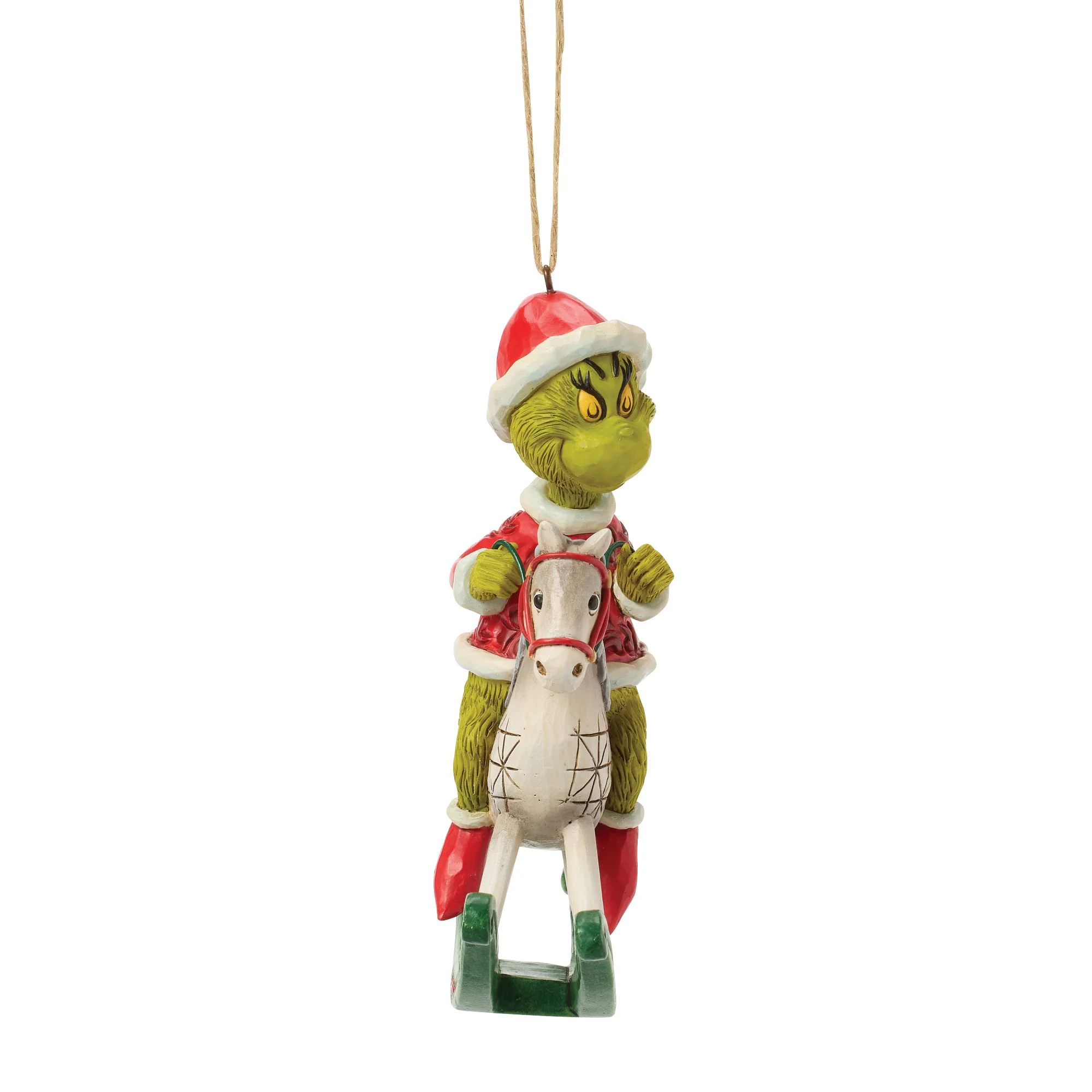 The Grinch on Rocking Horse Hanging Ornament - Image 6