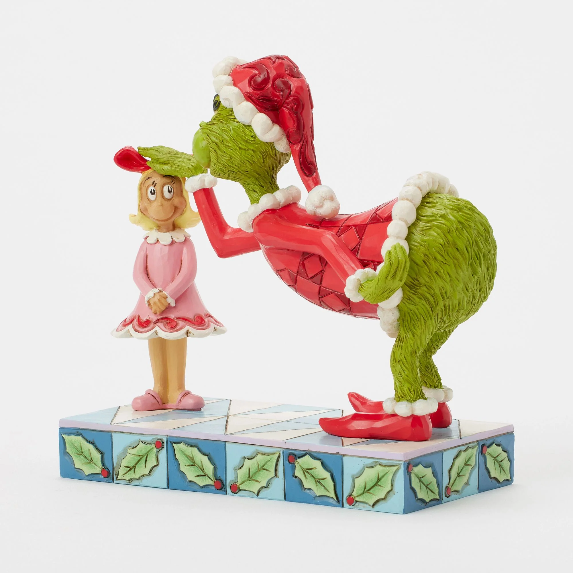 The Grinch Patting Cindy-Lou on the Head Figurine - Image 3