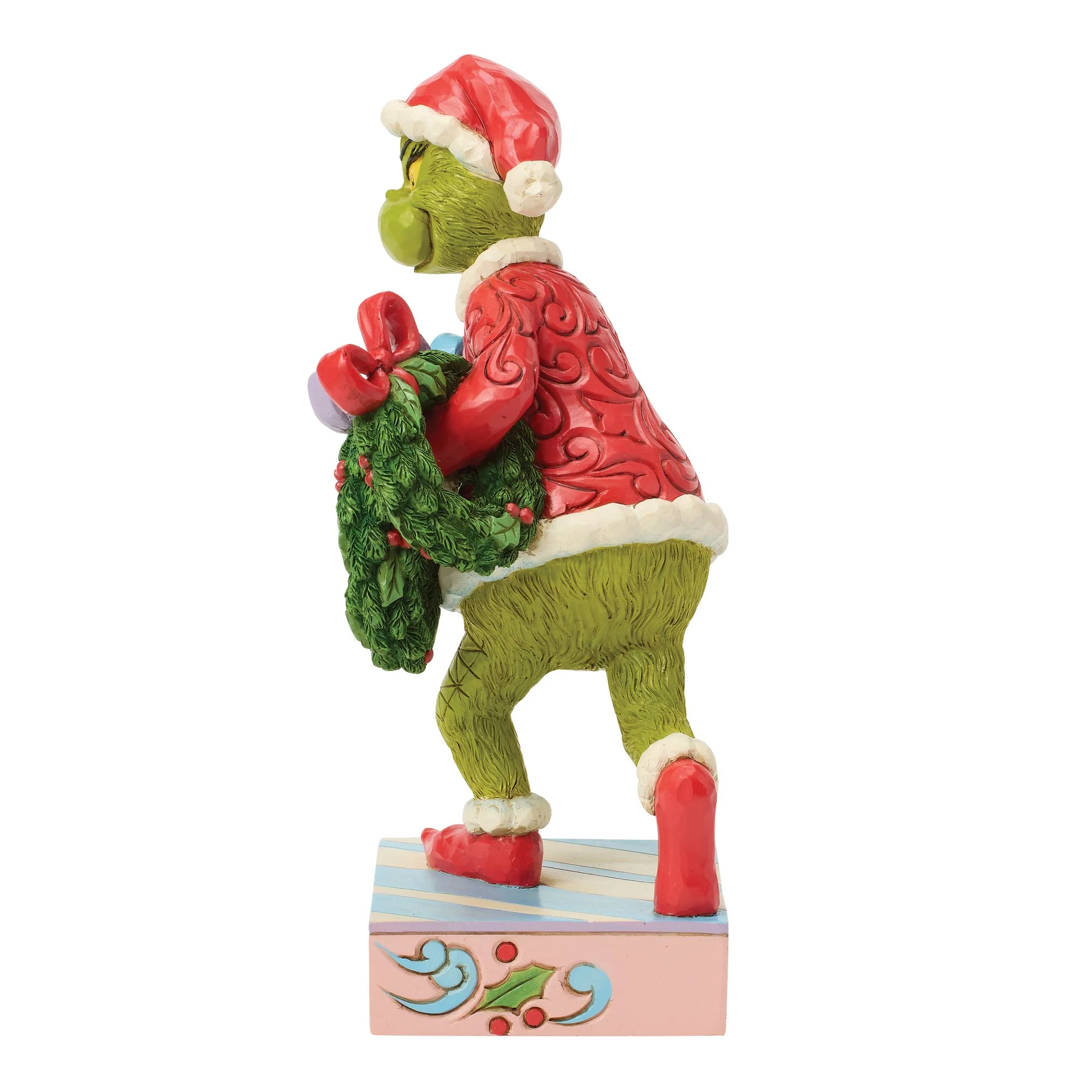 The Grinch Stealing Wreaths Figurine - Image 3