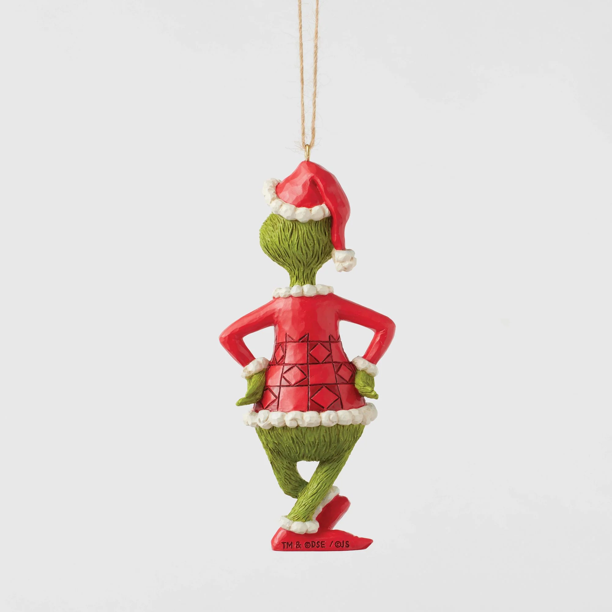 The Grinch with Hands on Hips Hanging Ornament - The Grinch by Jim Shore - Image 3