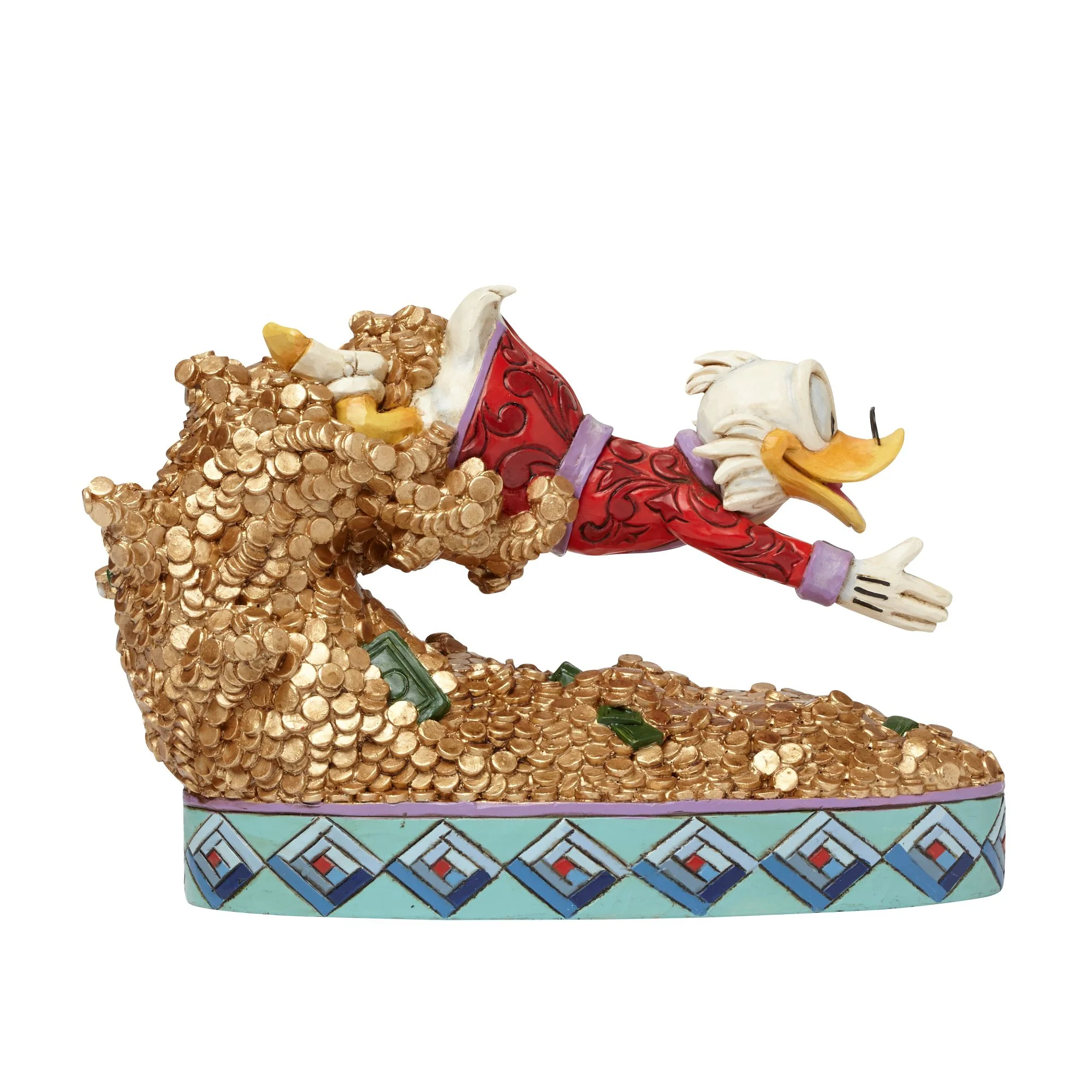 Treasure Dive - Scrooge McDuck Figurine - Disney Traditions by Jim Shore - Image 4