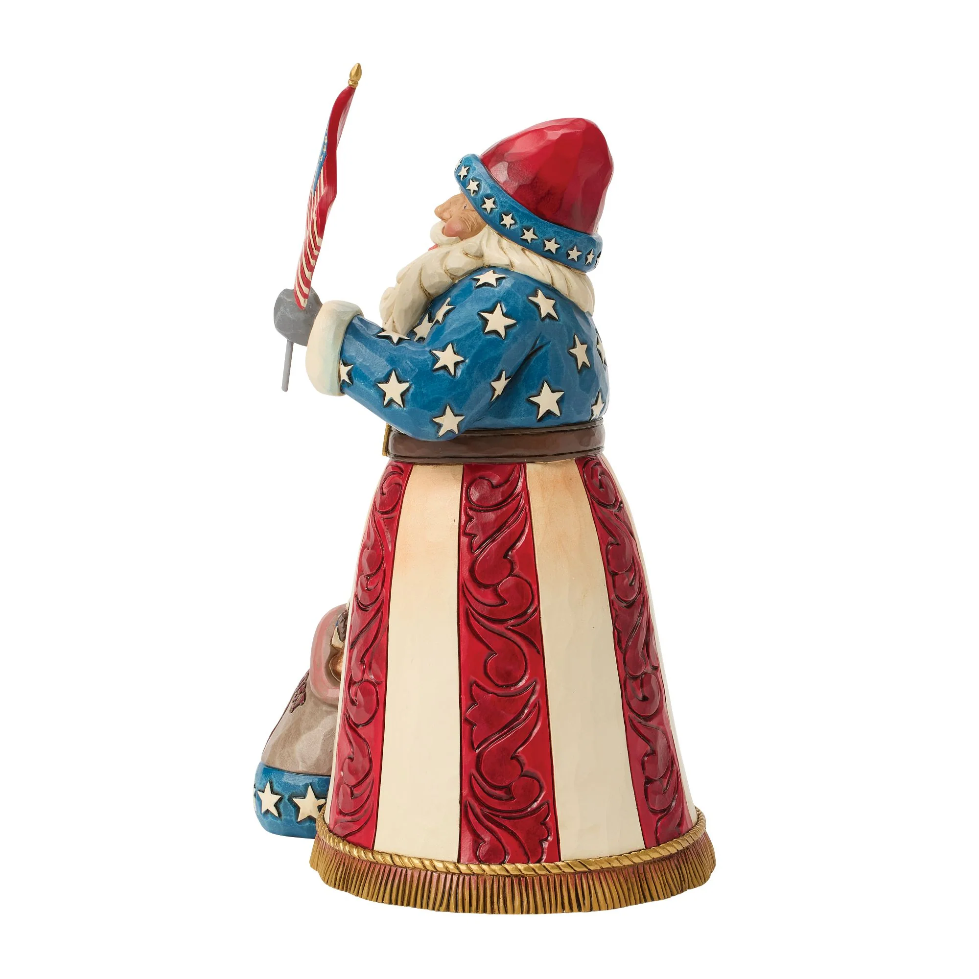 USA Patriot Santa with Flag - Image 3
