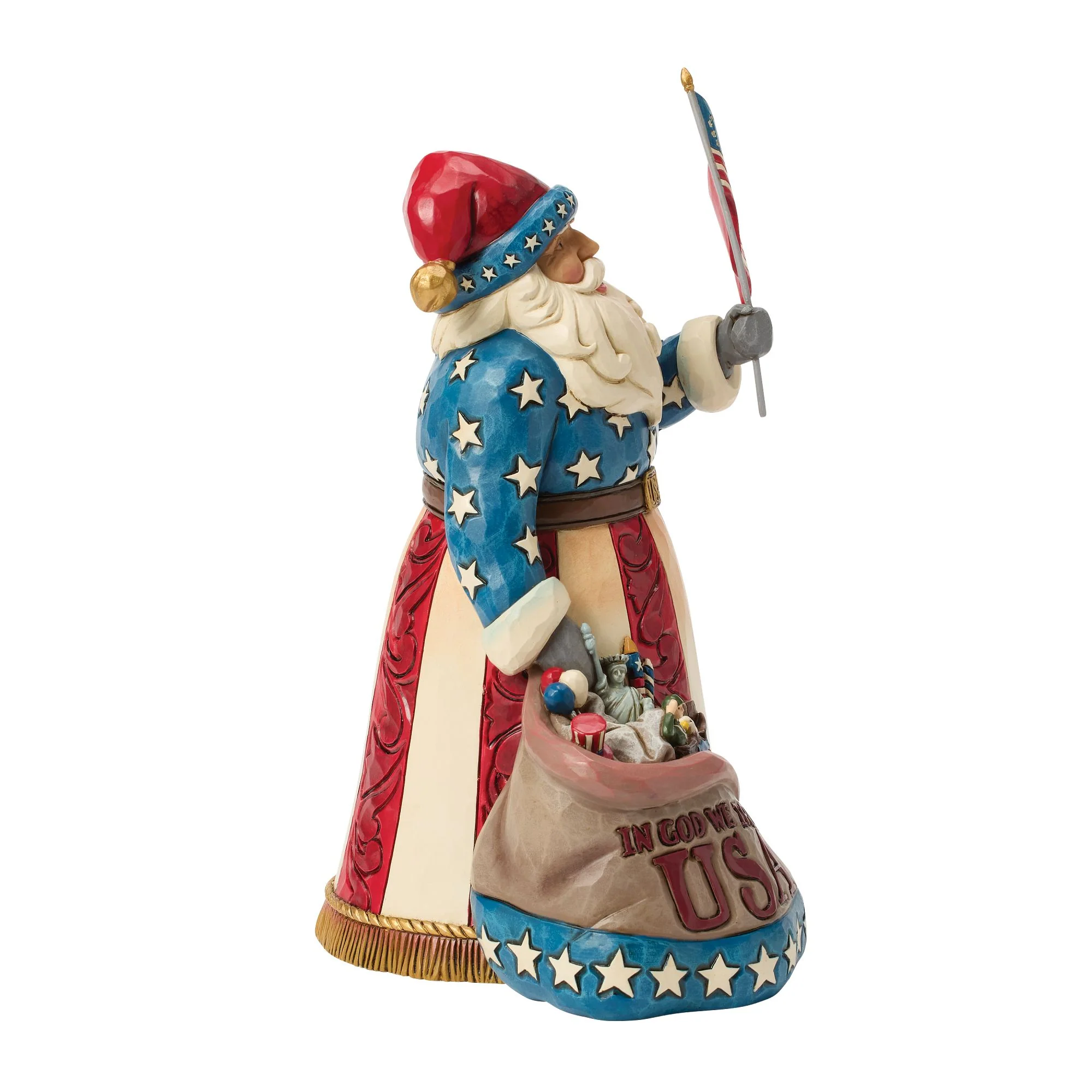 USA Patriot Santa with Flag - Image 5