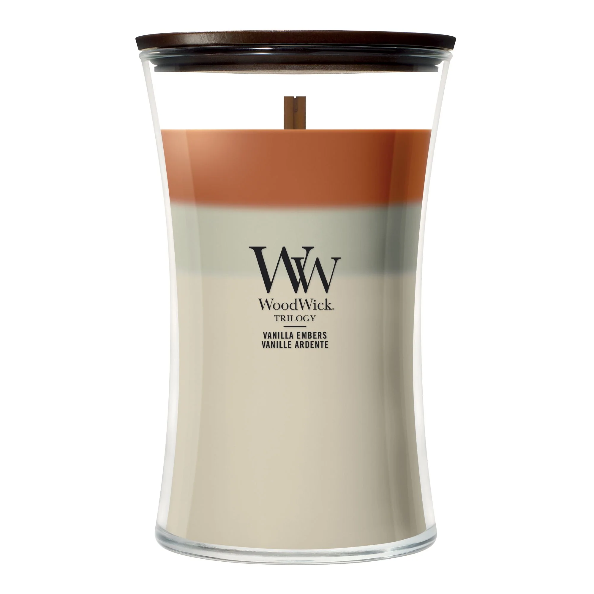 Vanilla Embers Trilogy Large Hourglass by WoodWick