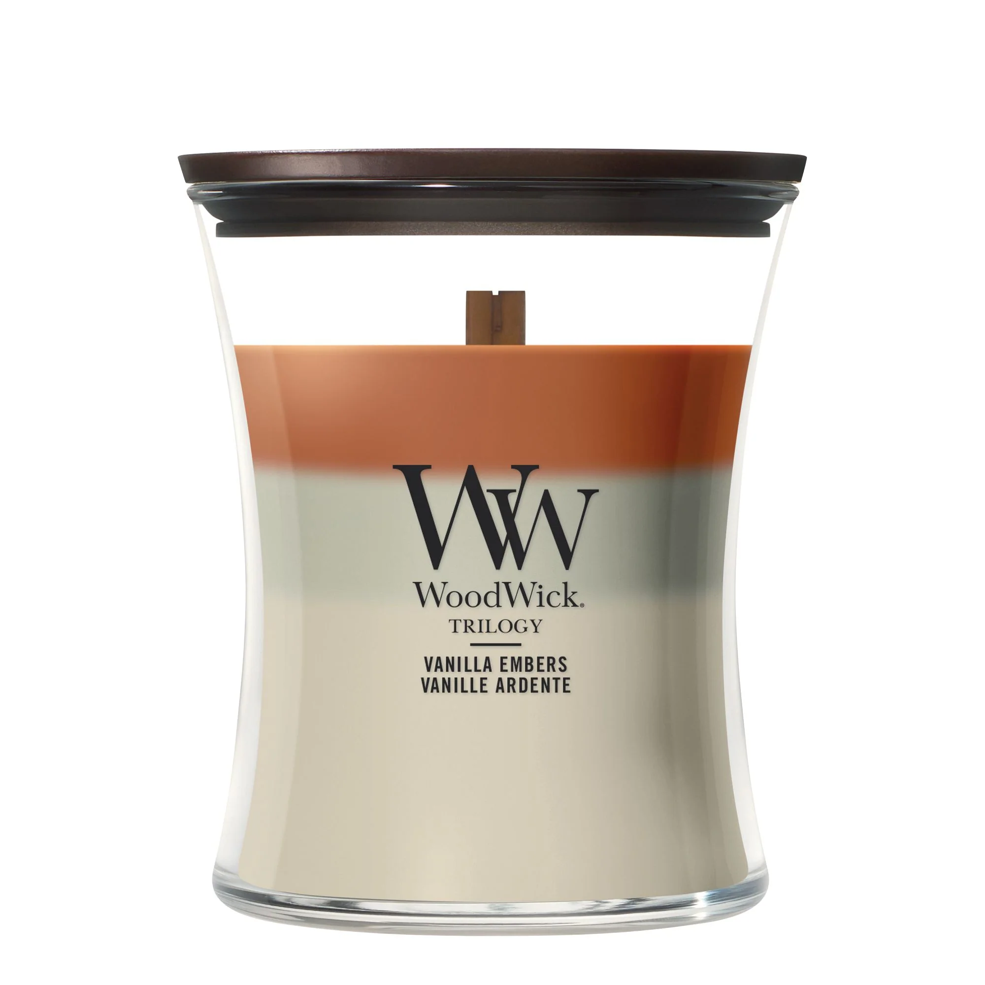 Vanilla Embers Trilogy Medium Hourglass by WoodWick