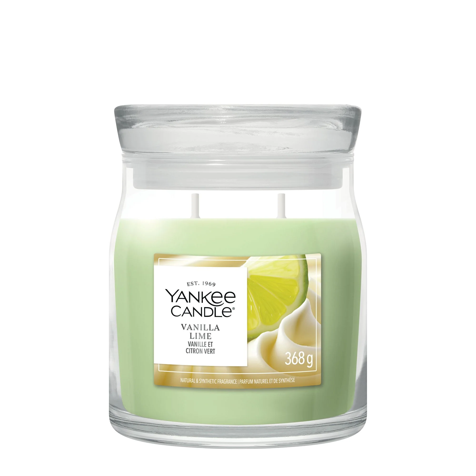 Vanilla Lime Signature Medium Jar by Yankee Candle
