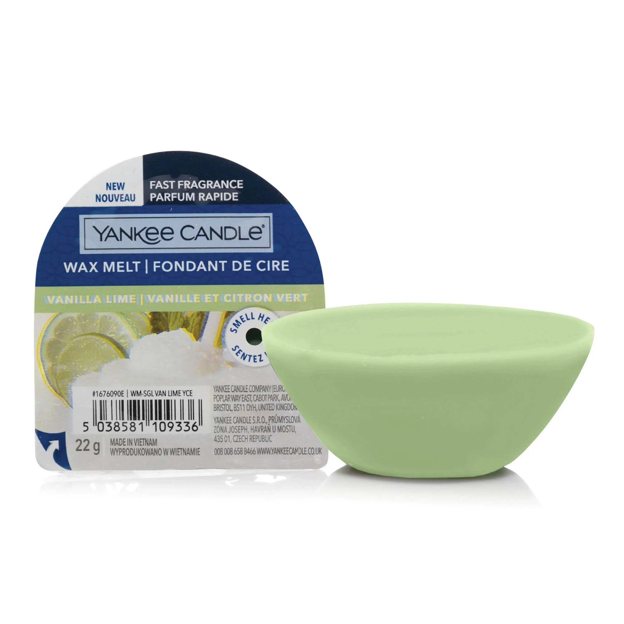 Vanilla Lime Signature Single Wax Melt Yankee Candle
