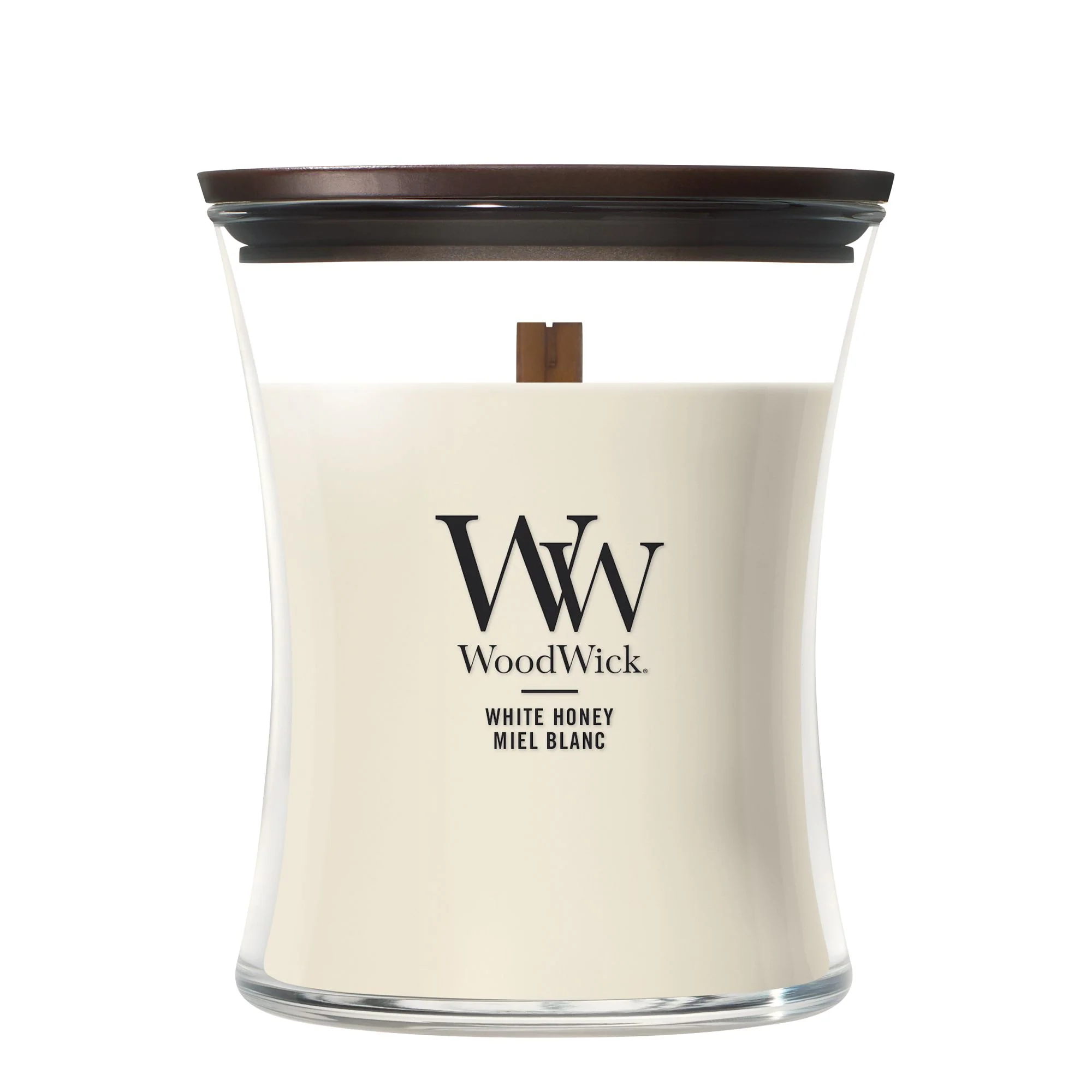 White Honey Medium Hourglass by WoodWick