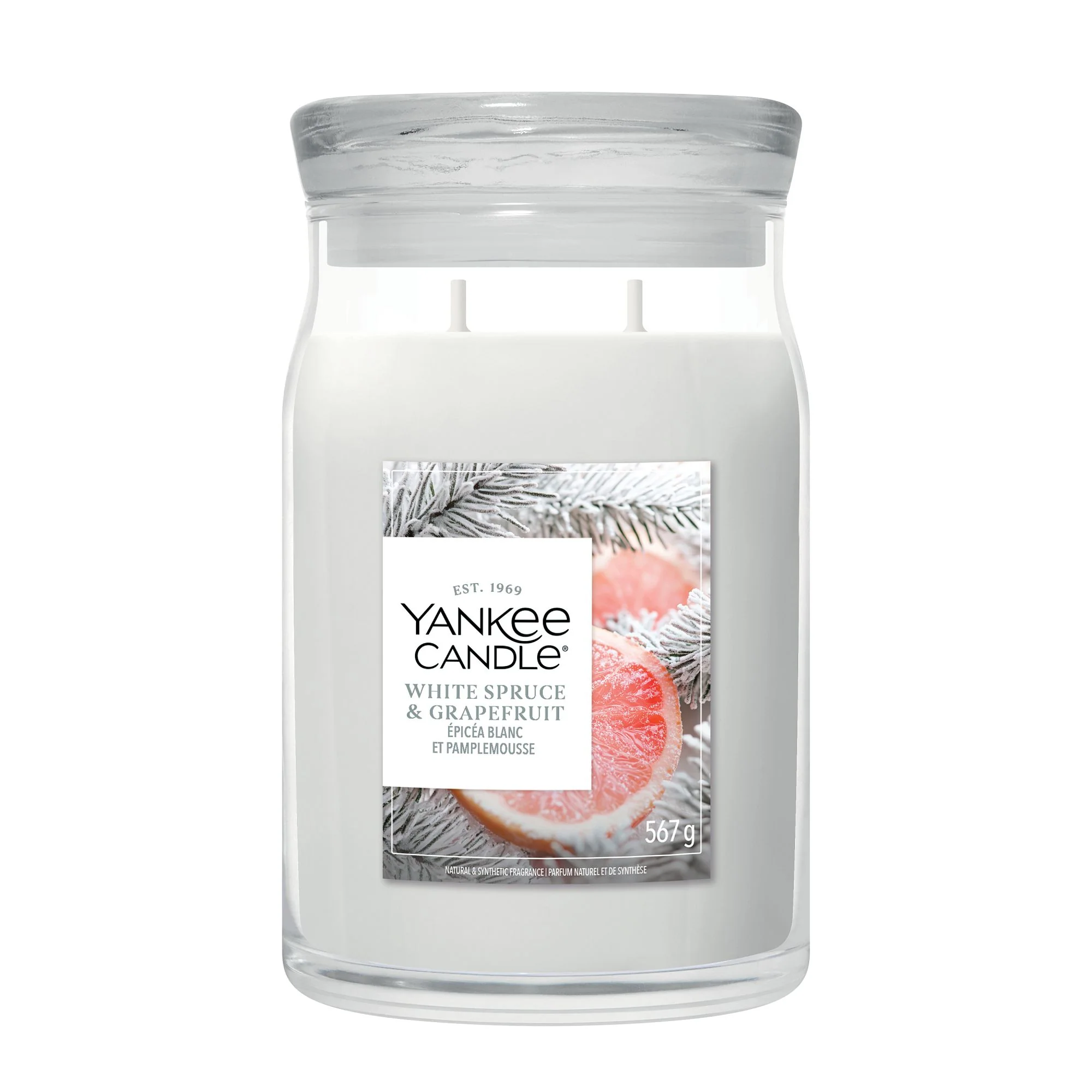 White Spruce & Grapefruit Signature Large Jar Yankee Candle