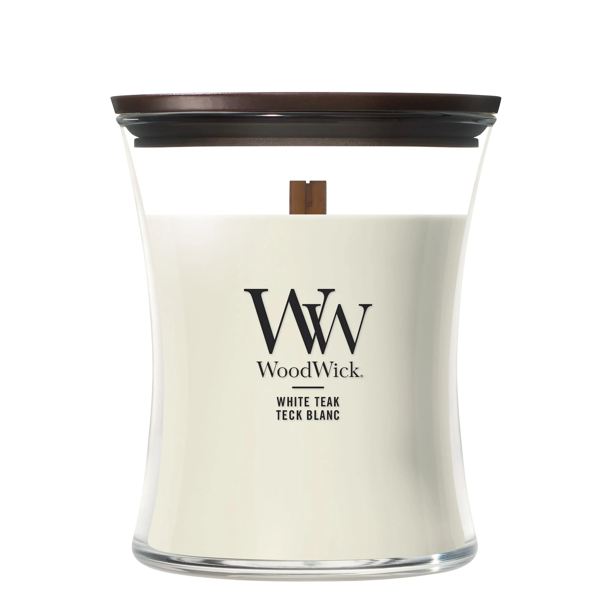 White Teak Medium Hourglass by WoodWick