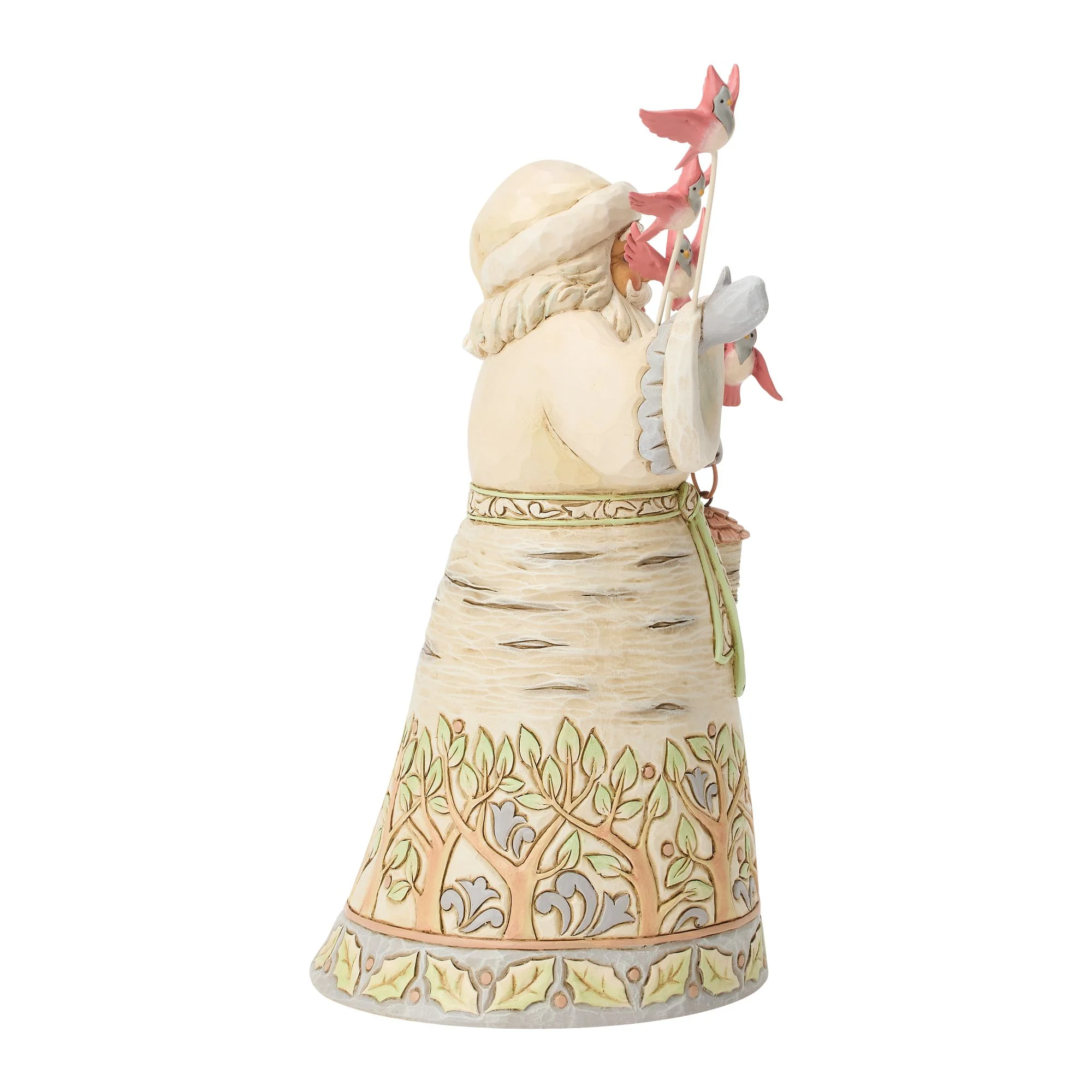 White Woodland Santa with Cardinals - Image 4