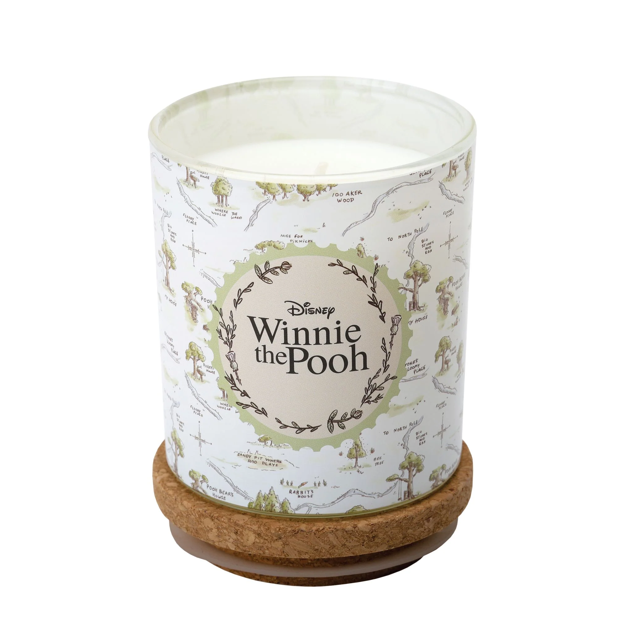 Winnie the Pooh Hundred Acre Wood Glass Candle - Image 3