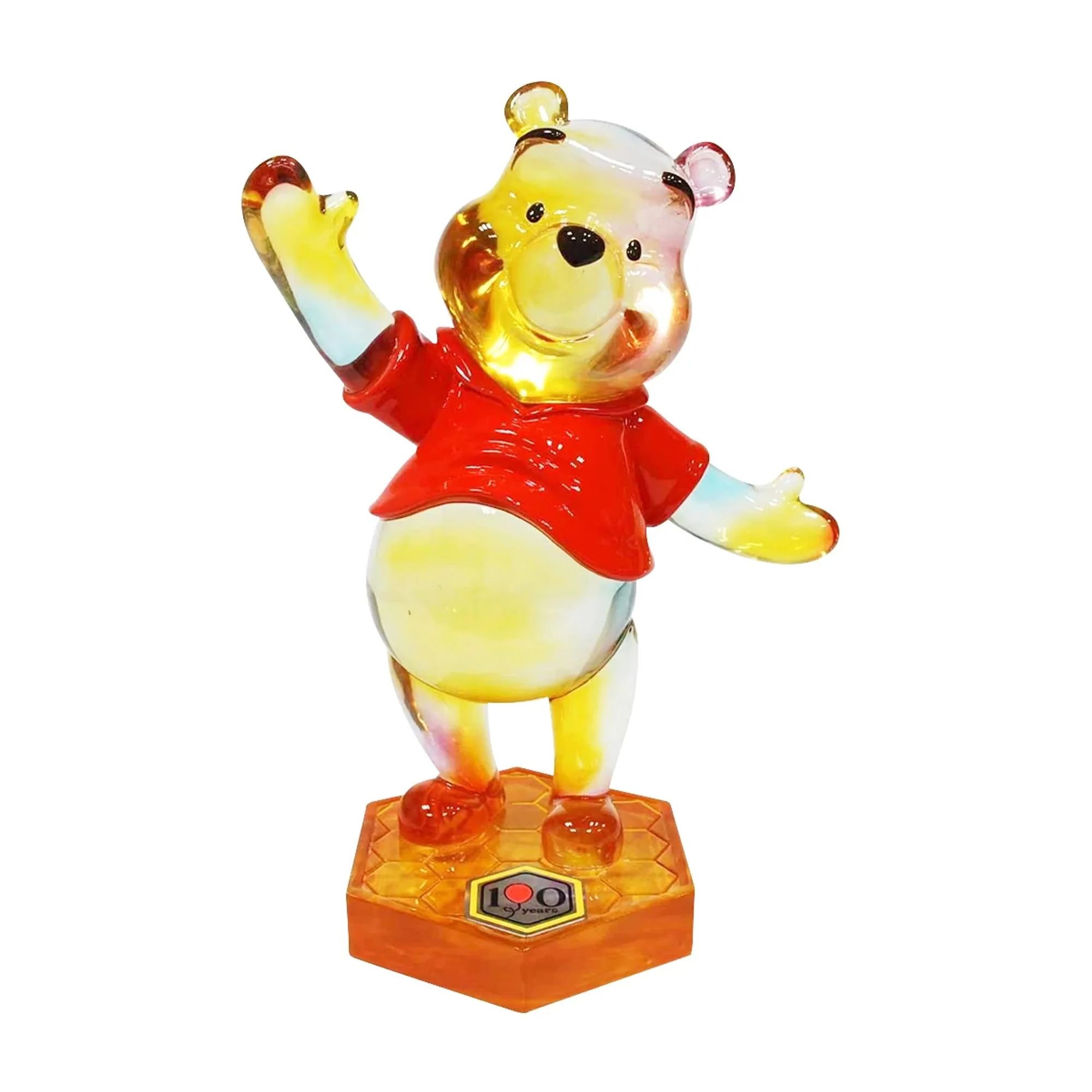 Winnie the Pooh Transparent Rainbow Figurine