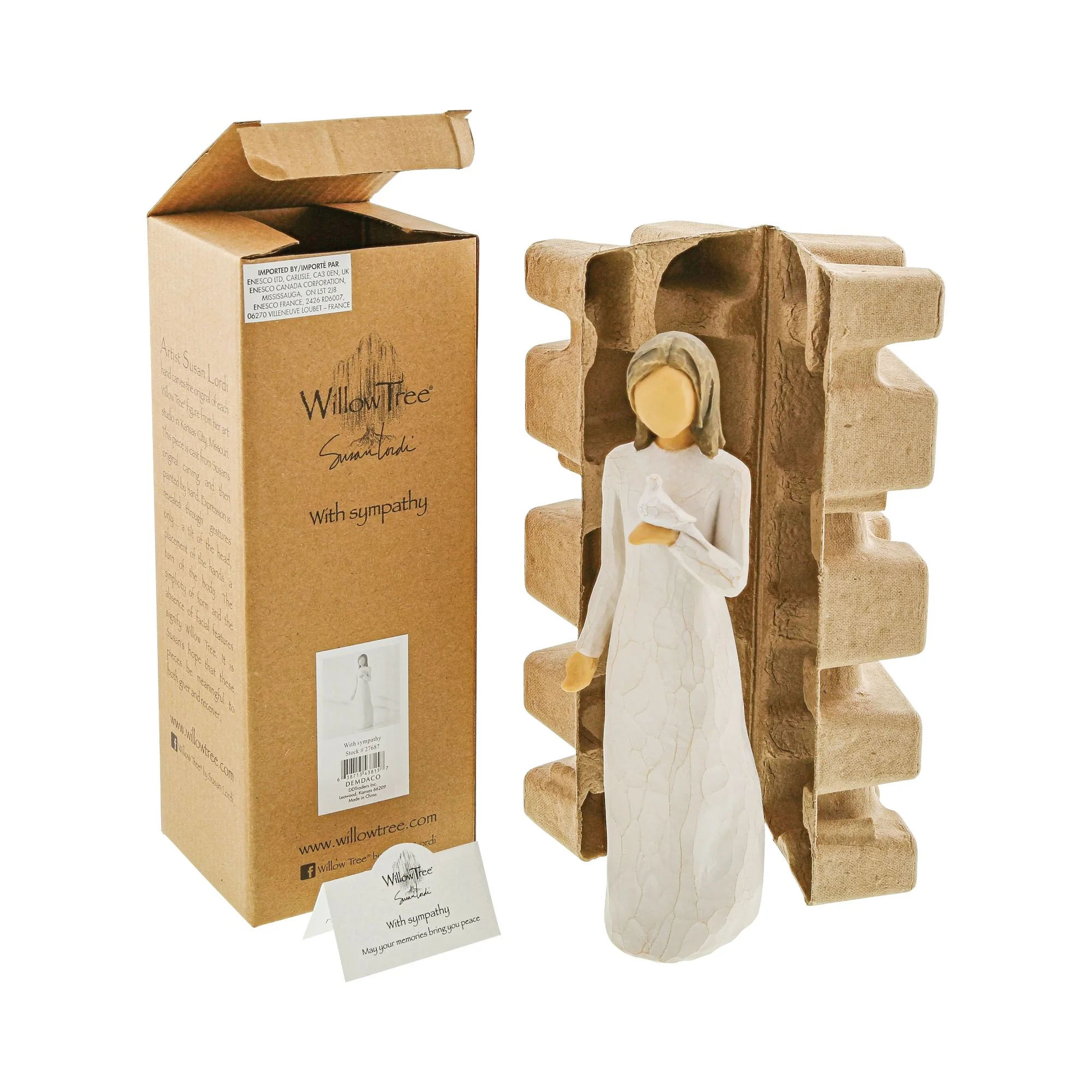 With sympathy Figurine by Willow Tree - Image 5